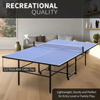 Table de ping-pong pliable de 2,74 m avec 2 raquettes et 3 balles